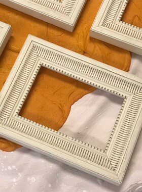 上新奶油白实木天隆画框裱相框摆台画框照片框