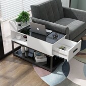 钢化边柜客厅边角几小茶几小桌沙发柜沙发扶手柜边桌