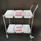 手推车斜面电商物流分拣车库拣货车手推车配货车周转车