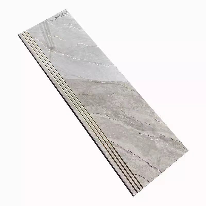 苏州天然大理石踏步台阶岩板防滑耐磨造石别墅瓷砖