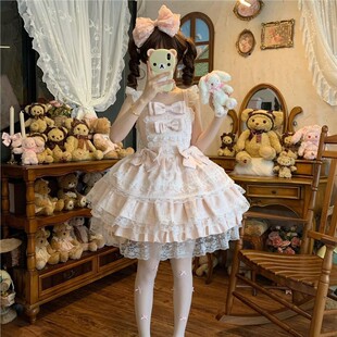 YoYo酱原创设计Lolita洋装doll感jsk吊带连衣裙夏季天使之翼