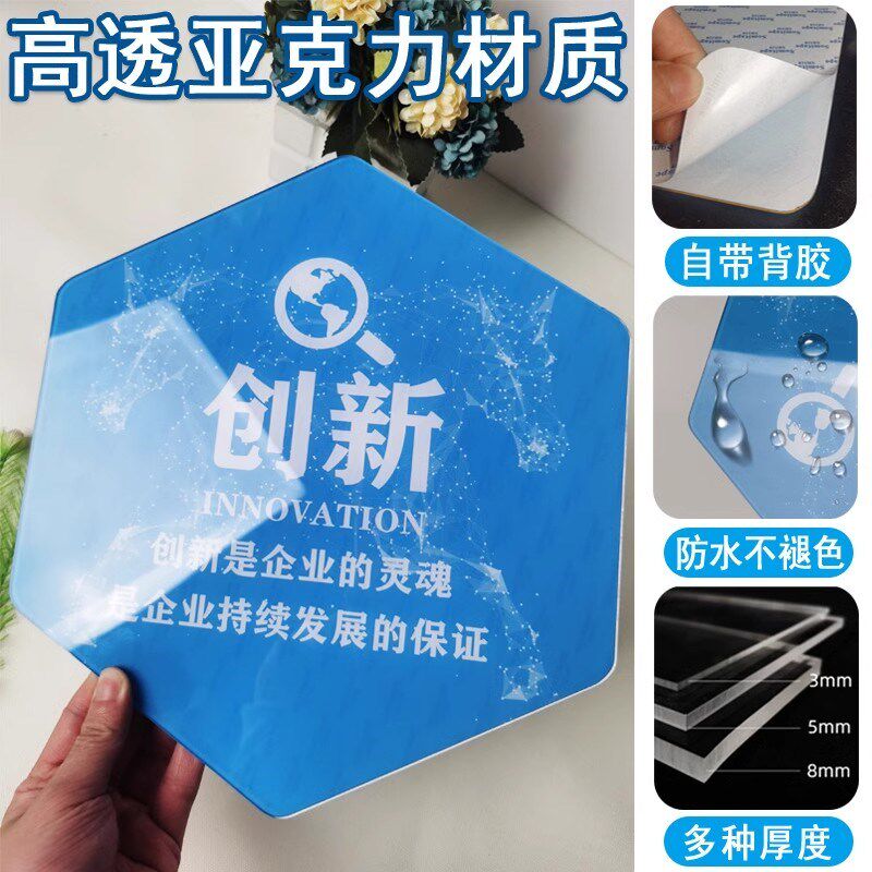 企业设计公司会议室办公室布置饰画团队励志标语形象墙