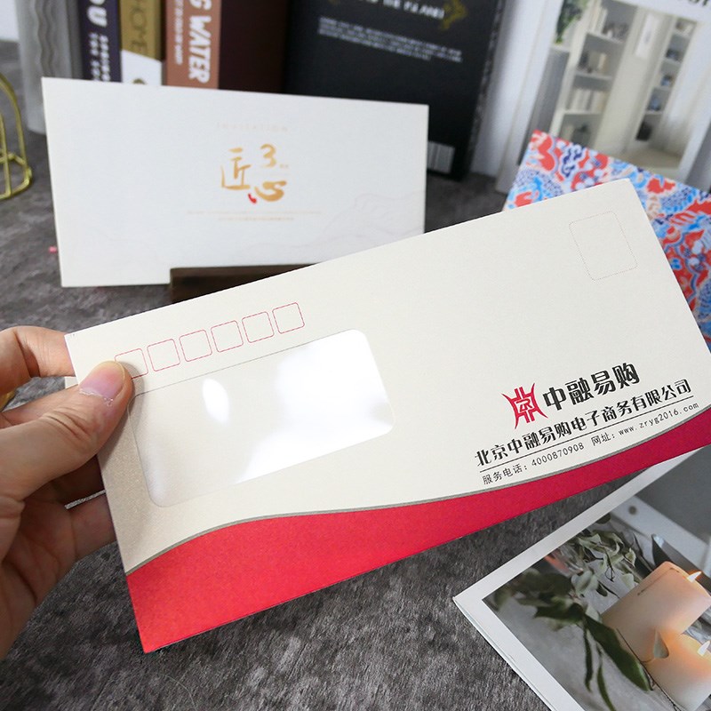 珠光信封彩印烫金创意复古级感文艺印刷照片袋邀请函