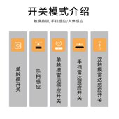 众想铝合金边框壁挂带灯穿衣镜子墙试衣镜防爆全身镜