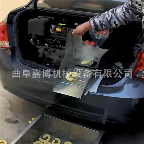 四川庙会用汽油双机头膨化牙机空心棒月弯香酥LNG果机配高腰带酥