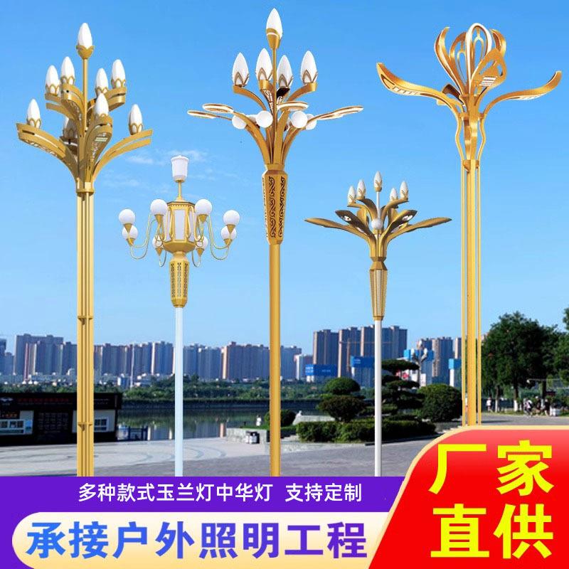 户外玉兰灯10米太阳能庭院灯公园路灯小区景观灯市政路灯特色灯