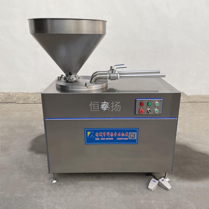 腊肠机器双馅嘴液压灌肠机香肠机器肉制品灌装设备