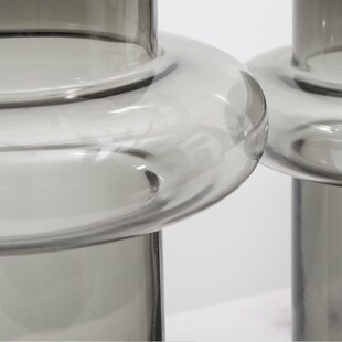 现代灰色大肚瓶器餐桌客厅艺插样板间软装