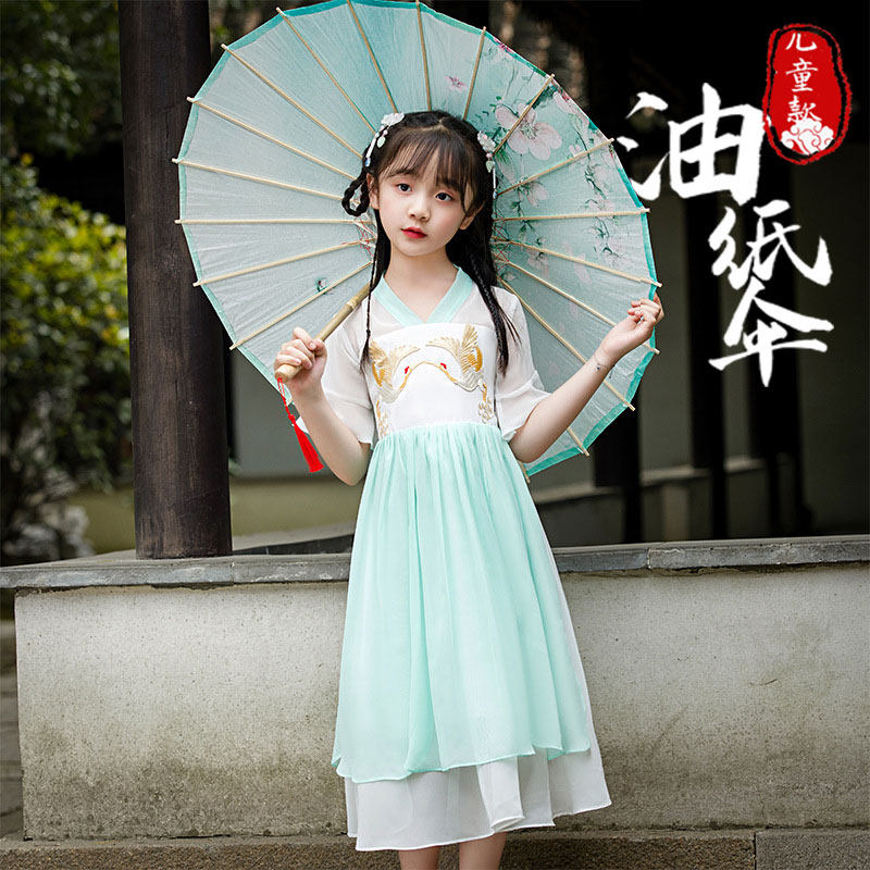 儿童油伞女古风汉服伞古典女童舞蹈伞古伞道具雨伞演出跳舞伞