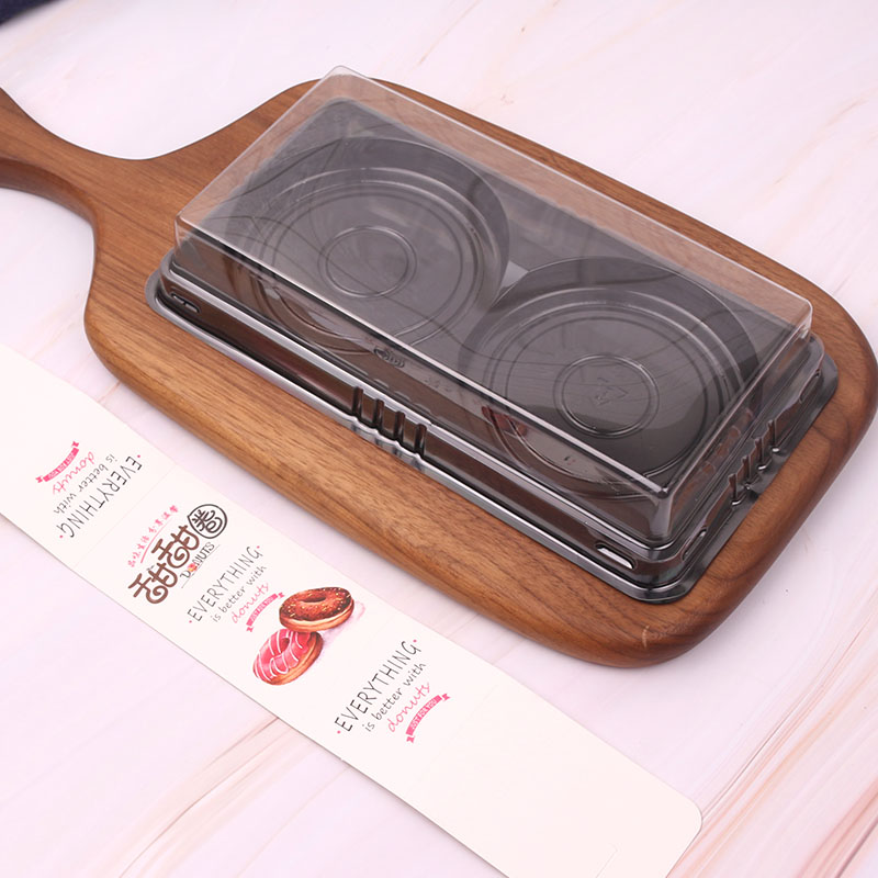 粒榴莲酥盒子五粒榴莲酥梯形包盒盒两粒甜甜圈包盒