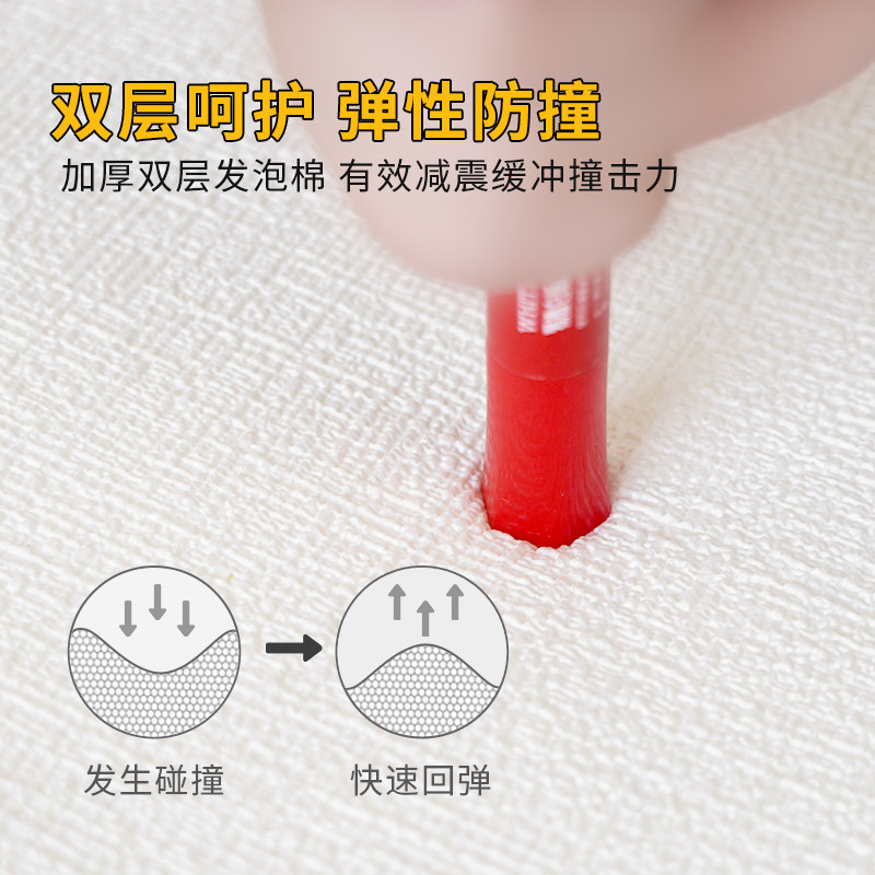 亚麻防撞墙榻榻儿童宝宝床床围软包墙围隔凉加厚墙
