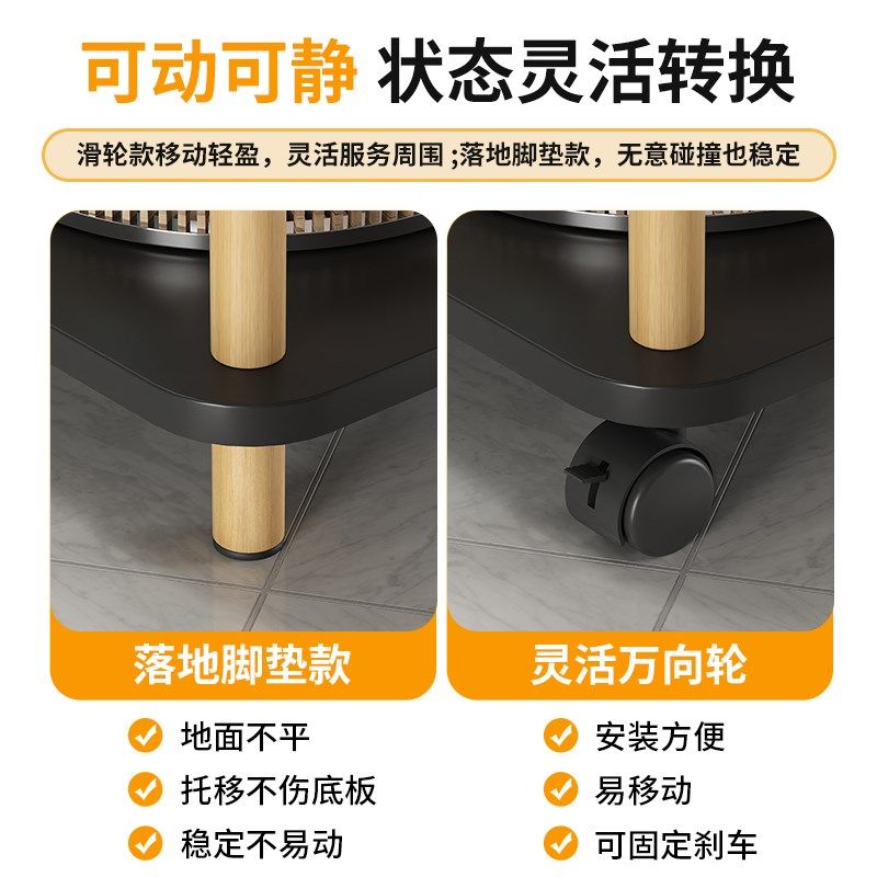 麻将桌茶几茶水架带轮麻将房小桌子边几麻将茶台茶桌