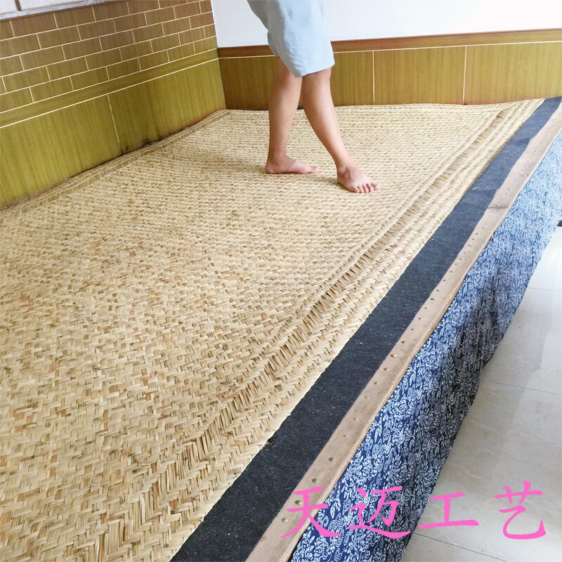 订做手工编织芦苇东北炕席草席席子农村土炕家用民宿装饰老席土火