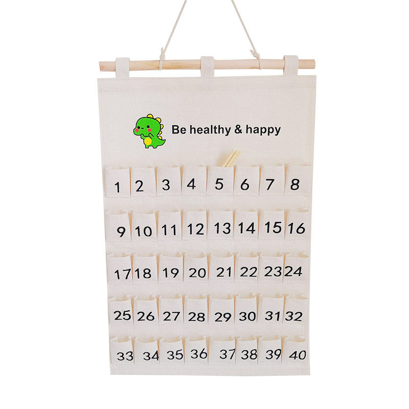 防水帆布幼教喝水记录袋 幼儿园准确记录幼儿喝水的杯数 园所标配