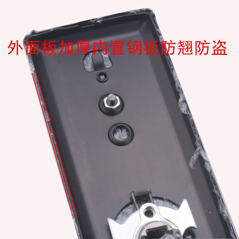 老式防盗门把手手通用型红古铜大门拉手