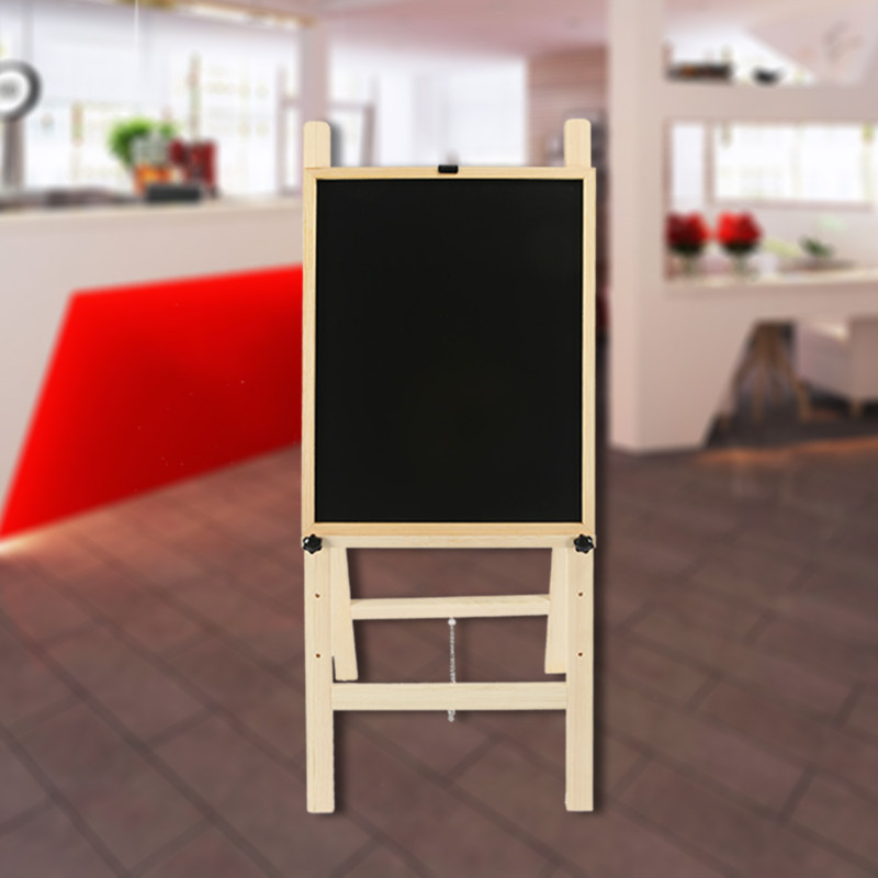 腿支架黑板画板实木店铺加黑板写生素描加强稳升降调节画架抛光画