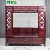 老式 黄檀明复古典红梨仿古代家具宫廷楠实木床拔踏步床架子床