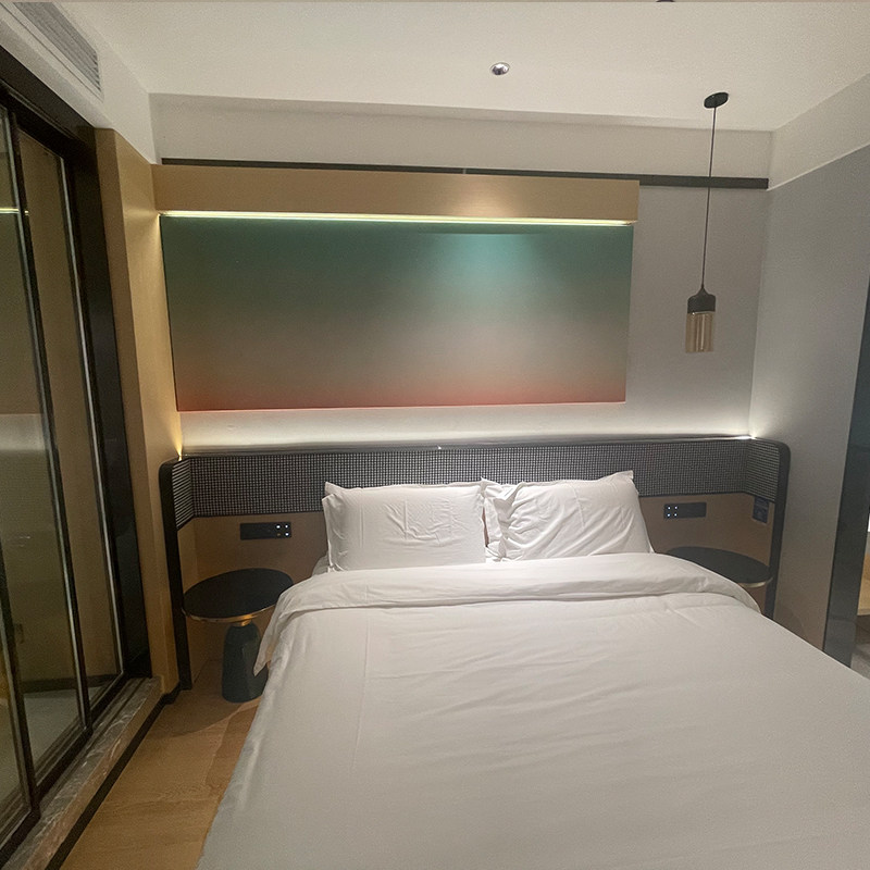商务酒店宾馆家具床设计客房翻新快捷公寓民宿床标间全