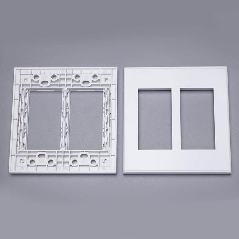 120六位开关插座面板128型面板组装模块组合六位用框架120x120