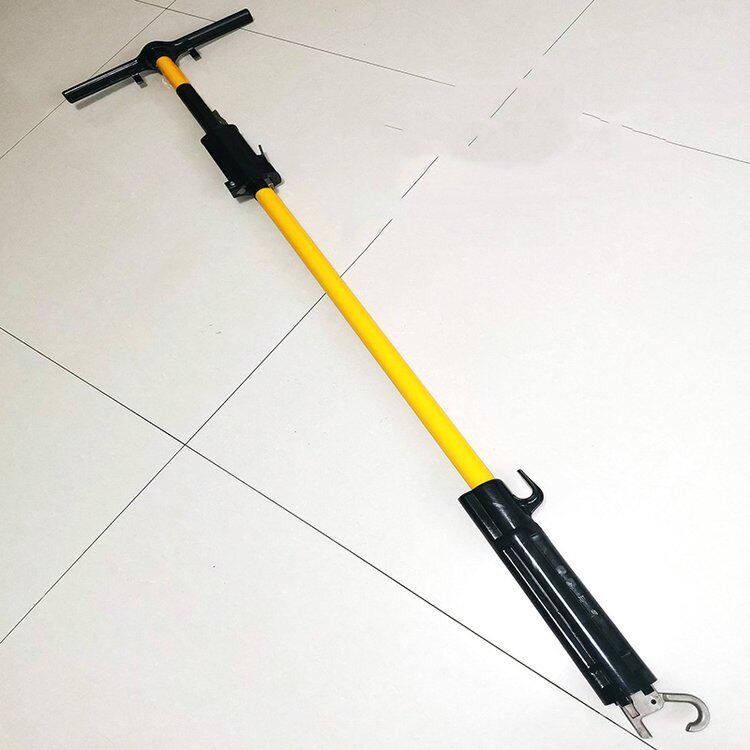 玻璃钢射枪操作杆单节式遮蔽罩安装操作杆10KV高压绝缘操作棒