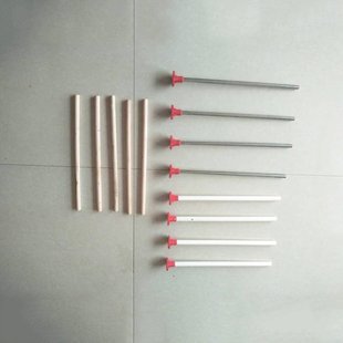 信号旗用磁吸式旗杆铁路磁力防护旗杆不锈钢材质六块磁铁旗杆