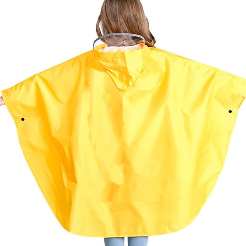 儿童雨衣定制logo斗篷式雨披印字订做小学生套头披风托管连体防水