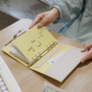 笔记本定制可印logo活页本高颜值记事本大学生精致a5a6手帐本手账