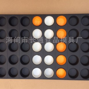 36连椭圆形不沾蛋糕模具4060商用拔丝蛋糕模具纸托法式小面包包邮