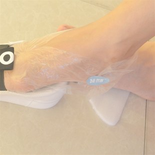 一次性足膜脚套脚膜脚套专用塑料鞋套试鞋脚套试鞋脚套试穿鞋套