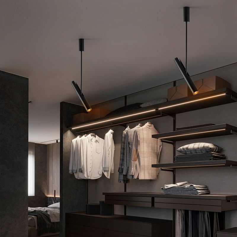 led长杆射灯明装吸顶式轨道灯可调角度长筒灯店铺服装店cob导轨灯,家装灯饰光源,明装射灯,淘宝优惠券,粉丝福利购,淘宝优惠卷