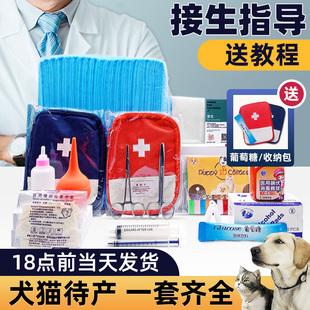 宠物狗狗小猫咪怀孕母猫生产接生工具用品全套套装待产包吸羊水器