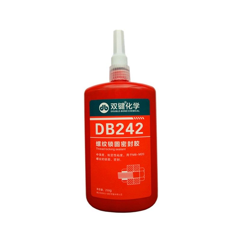 双键DB242厌氧密封胶/螺纹锁固胶/紧固胶/螺丝胶/中低强度/250g