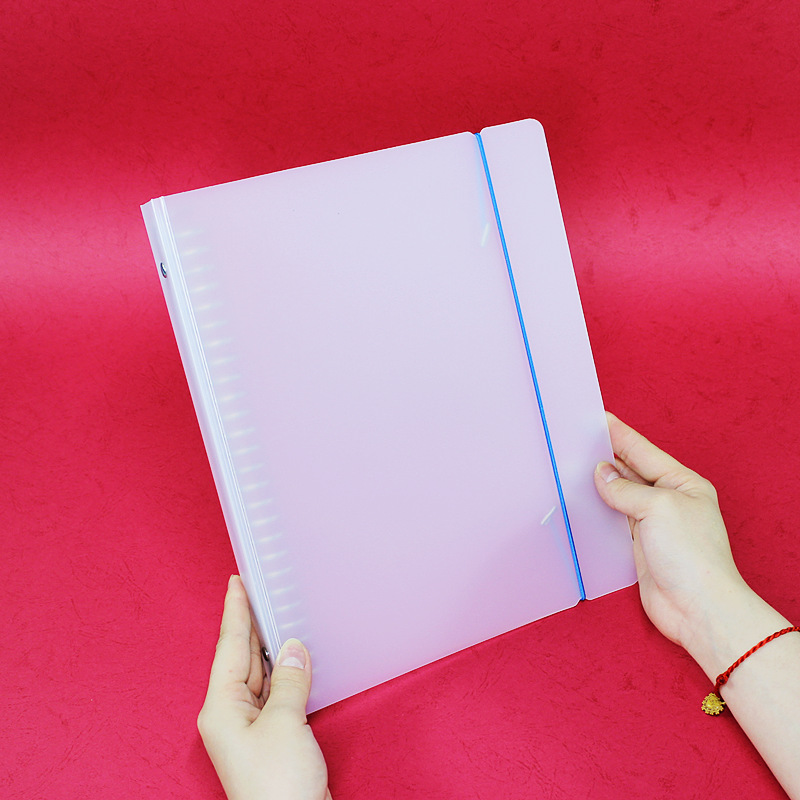 活页本外壳单卖可拆卸金属夹20孔26孔30孔活页纸笔记本收纳壳加厚