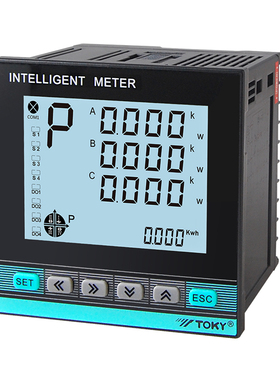 TOKY东崎DS7L/DS9L-W-RC38/A30三相电力表电压电流表无功有功功率