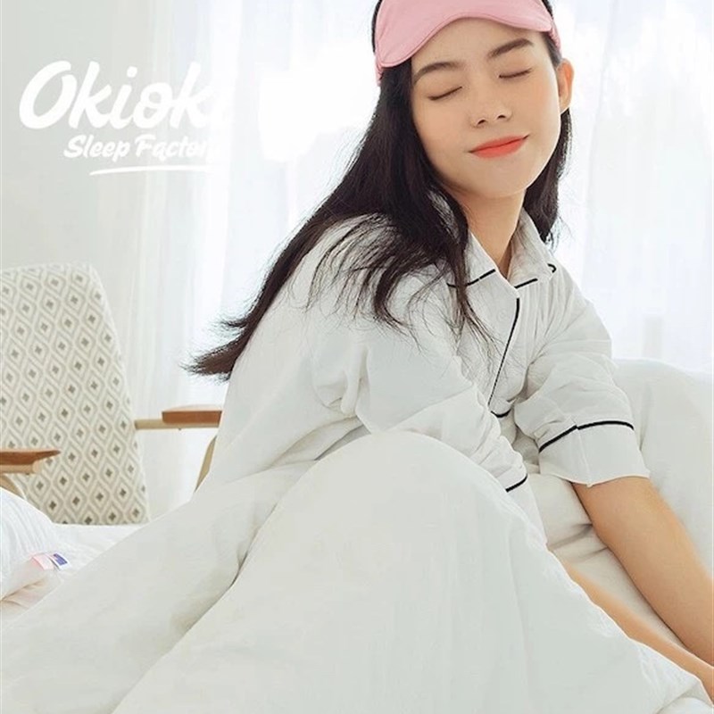 睡个好觉!新西兰okioki玻尿酸蚕丝美容眼罩缓解疲劳黑眼圈遮光