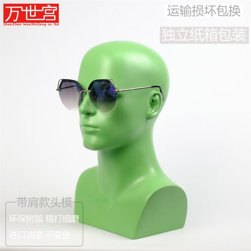 帽子头模男士头模假人头模特头假模特半身拍照摄影模特假人头模特