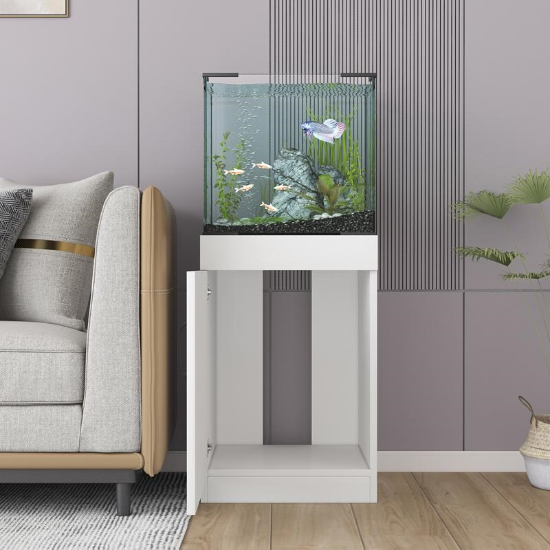 鱼缸柜底柜家用溪流鱼缸柜客厅水族箱承重底座周转箱鱼缸架子地柜