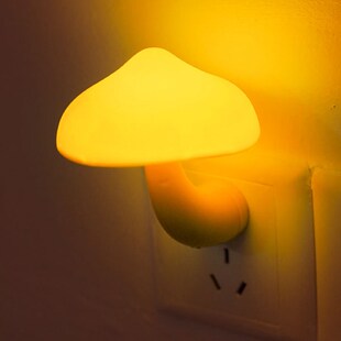 特暗小夜灯床头卧室睡眠灯光控感应暖色灯微弱昏暗弱光微亮氛围灯