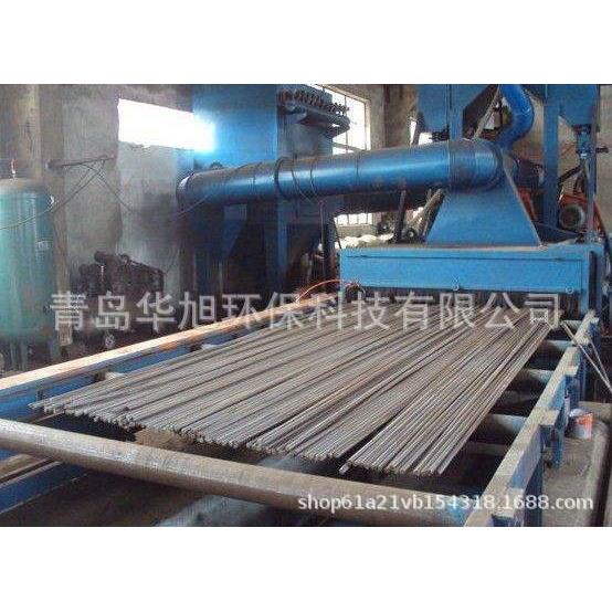 厂家直供通过式钢筋线材抛丸机圆钢螺纹钢表面清理除锈设备