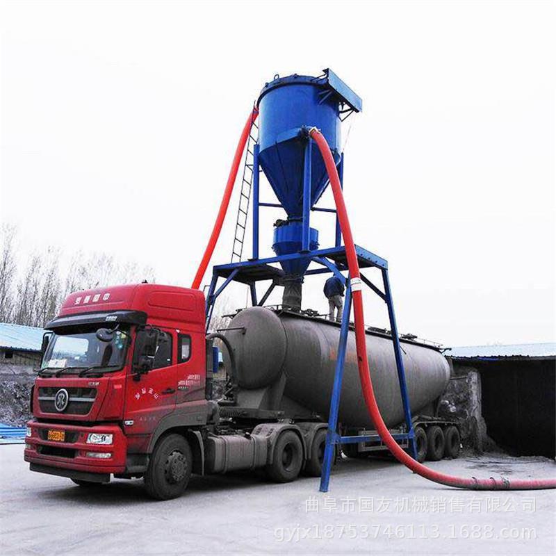 郑州氧化铝粉自吸气力输送机自动化灰库装车机粉煤灰卸集装箱设备