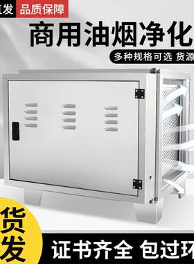 厂家订制油烟净化器工业净化器专用数字智能电源静音商用餐饮饭店