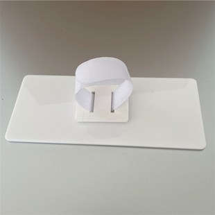 魔术贴话筒盒麦牌制作采访卡套麦克风麦标定制麦标套台标夹子包邮