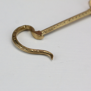 绣眼黄鸟文鸟鸟笼方笼板笼手工黄铜小型钩子提手挂钩鸟具鸟笼配件