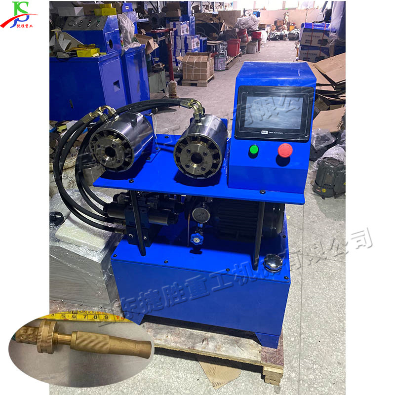 数控软管扣压机 液压卫浴管压管机 小型台式水管锁管PE管扣合机