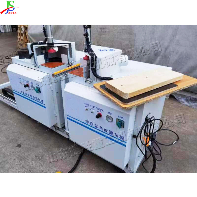 家装家具板材磨圆角机  电动双头铣角机 木工机械餐桌圆角修角机