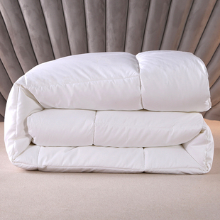 宾馆酒店床上用品被芯被子全棉加厚保暖棉被褥冬羽丝绒被春秋
