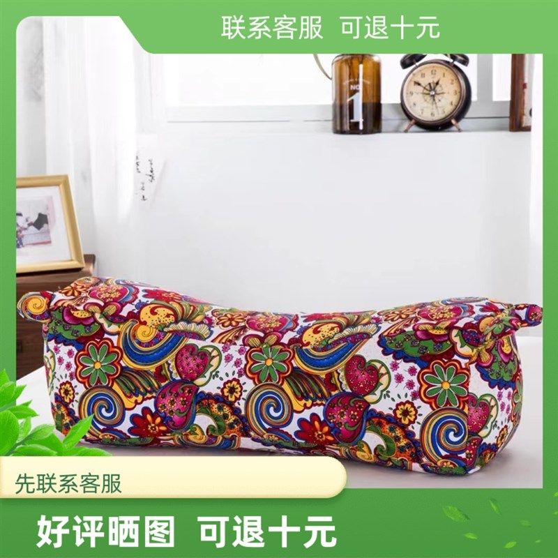 手工虎头枕荞麦壳枕头实木家具枕头眠中式可爱老虎头中国风枕头