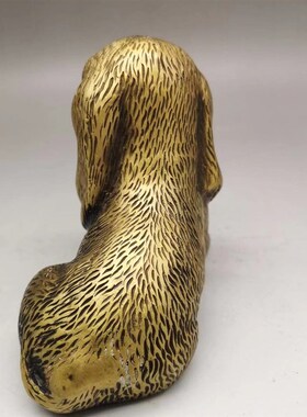 铜狗摆件纯铜生肖狗家居装饰家居礼品办公室金属工艺品摆设