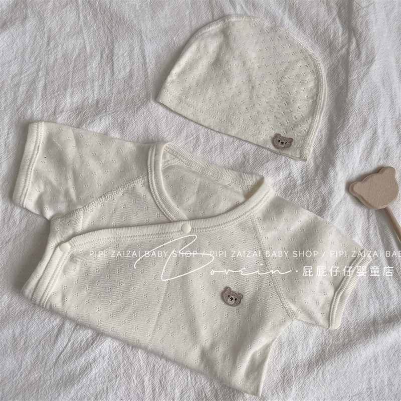 包屁衣婴儿夏季薄款秋装新生儿衣服连体宝宝睡衣三角哈衣纯棉夏装