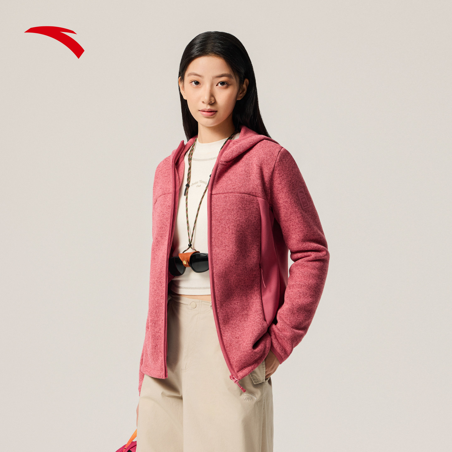 安踏×中国地理丨Polartec户外抓绒衣女士保暖外套162546704,户外/登山/野营/旅行用品,抓绒衣,淘宝优惠券,粉丝福利购,淘宝优惠卷